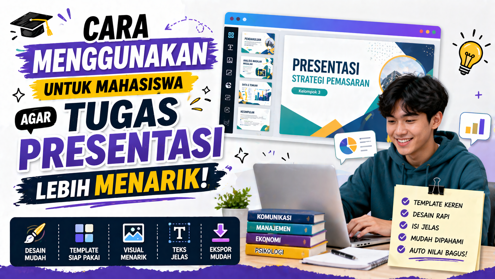 Cara Menggunakan Canva untuk Mahasiswa agar Tugas Presentasi Lebih Menarik
