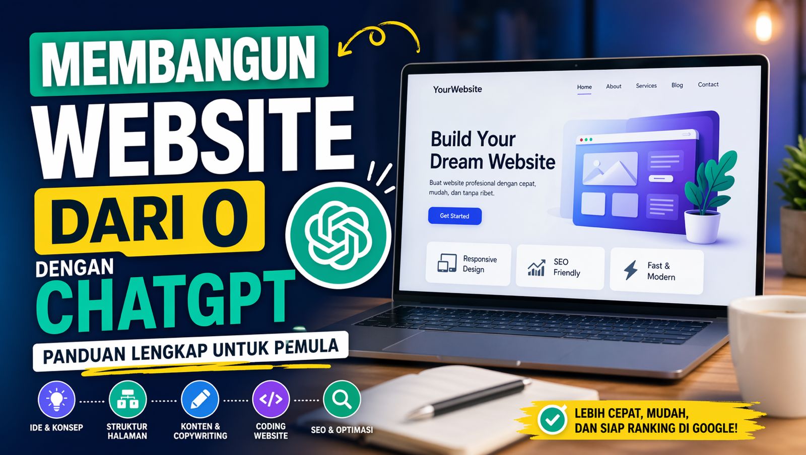 Cara Membangun Website dari 0 dengan ChatGPT untuk Pemula