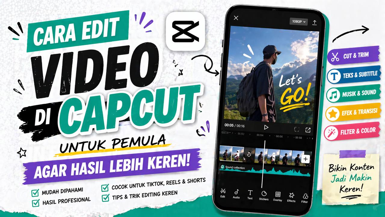 Cara Edit Video di CapCut untuk Pemula agar Hasil Lebih Keren