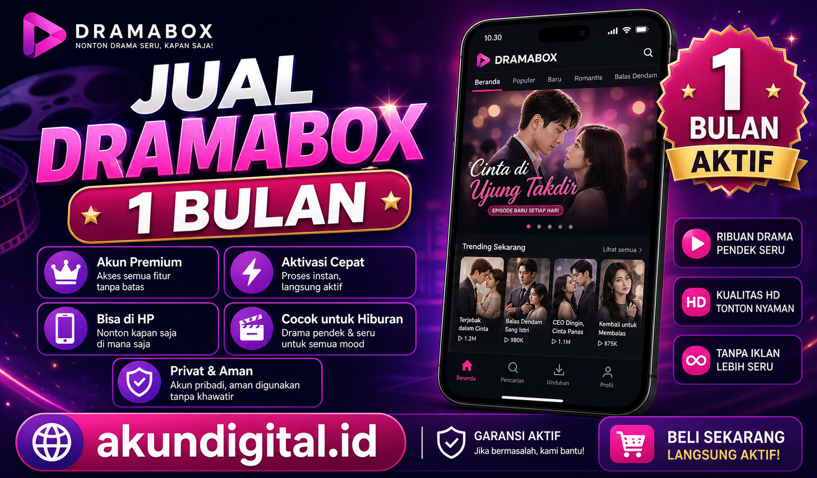Dramabox 1 Bulan Drama China